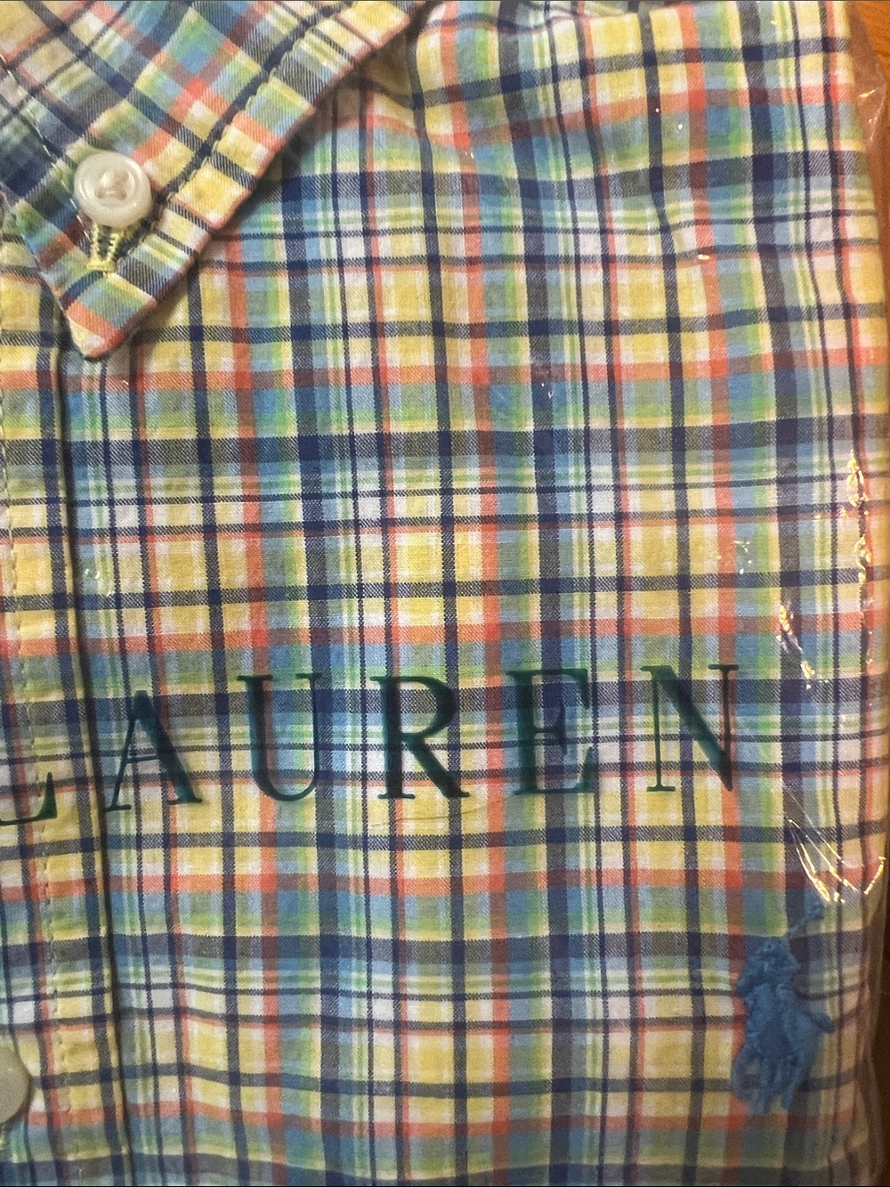 Ralph Lauren Plaid Button-Down Shirt